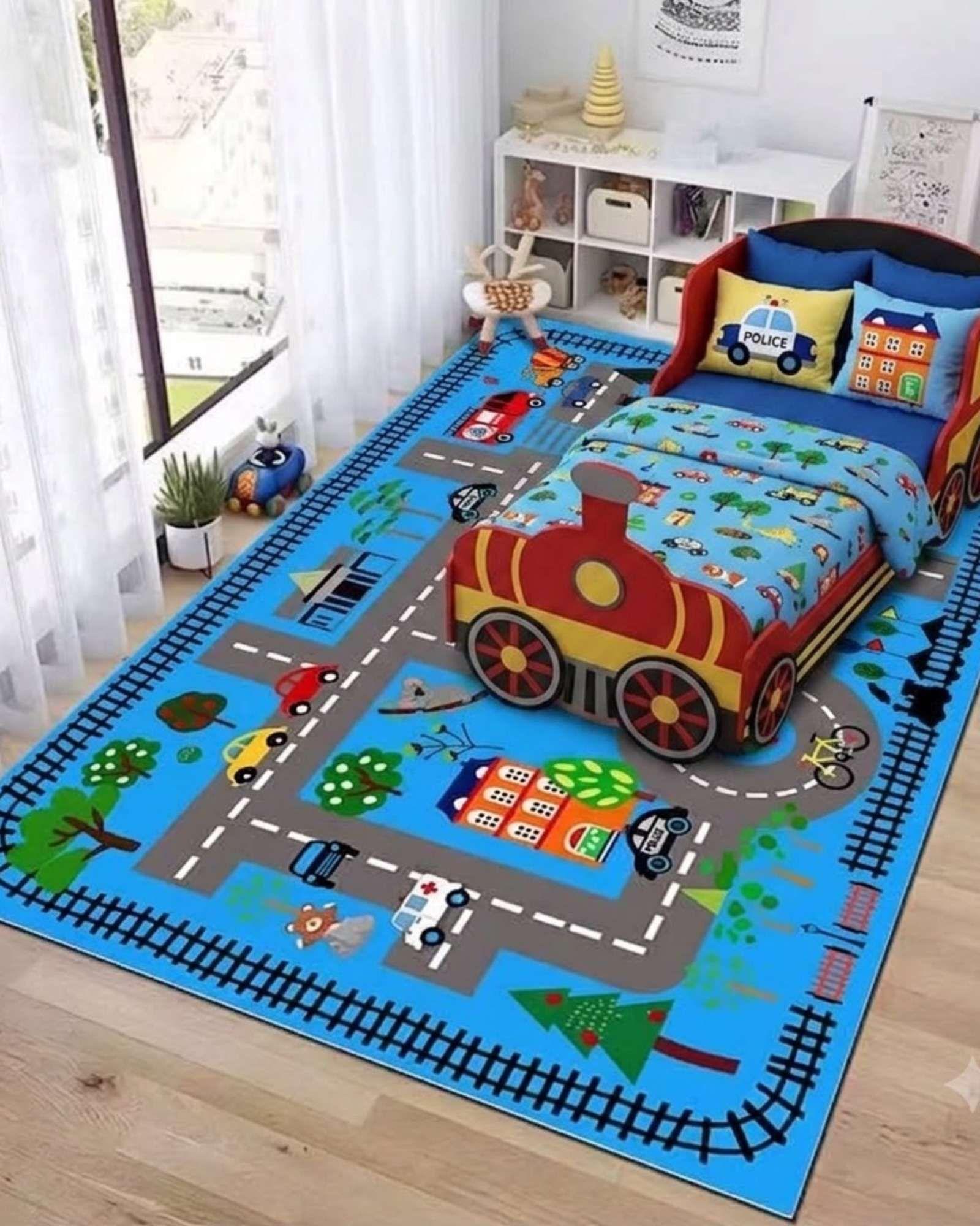 Alfombra Infantil 3D Antideslizante 120x180cm-2