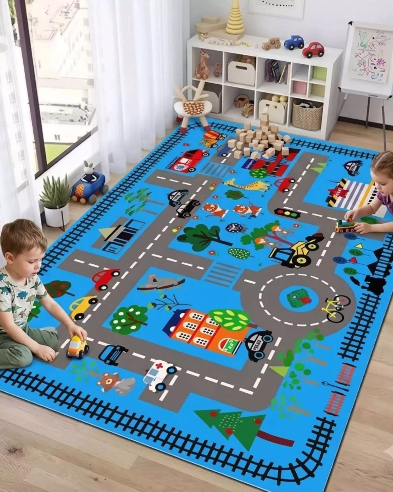 Alfombra Infantil 3D Antideslizante 120x180cm-3