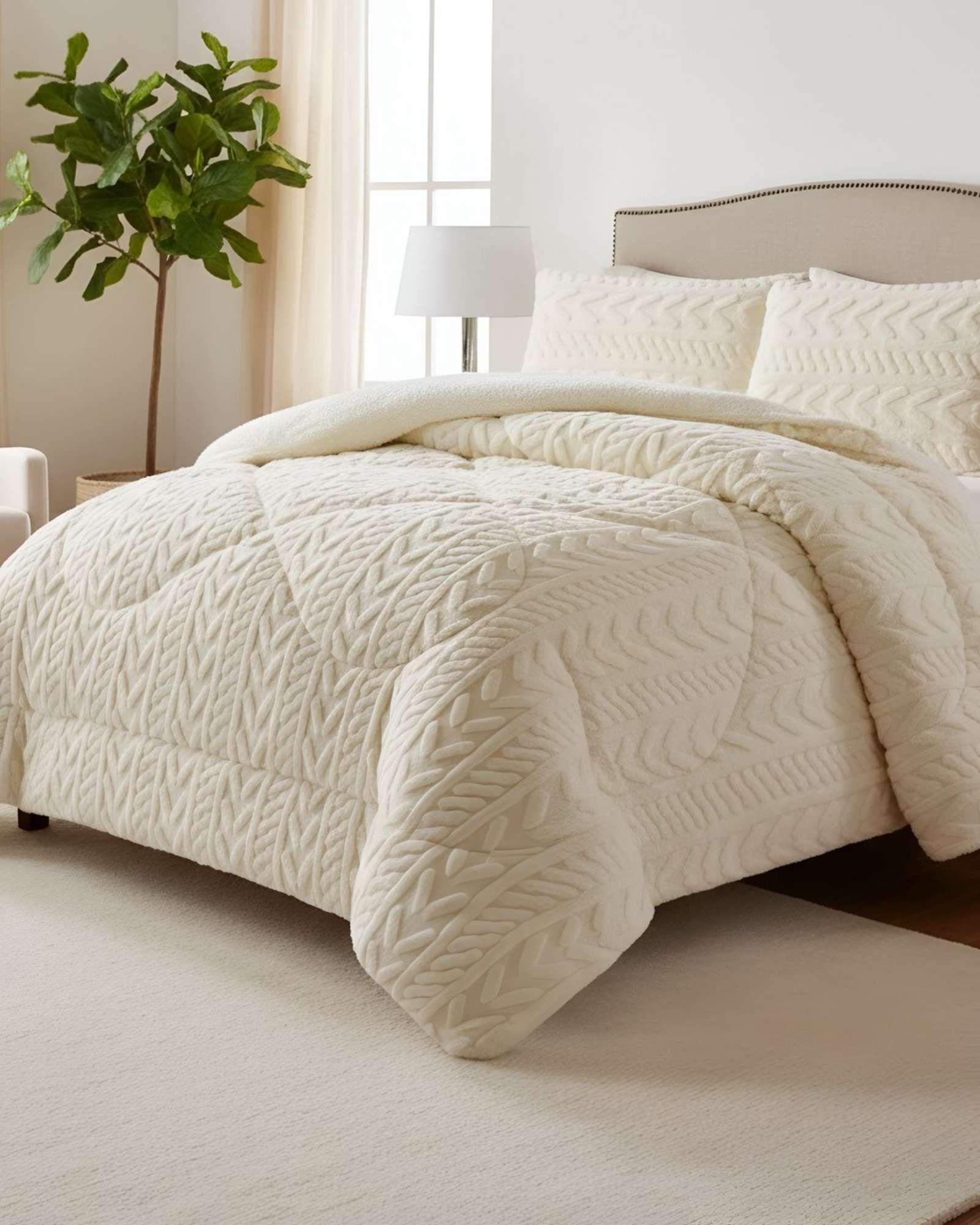 COBERTOR ELEGANTE DE INVIERNO CON CHIPORRO KING11-2