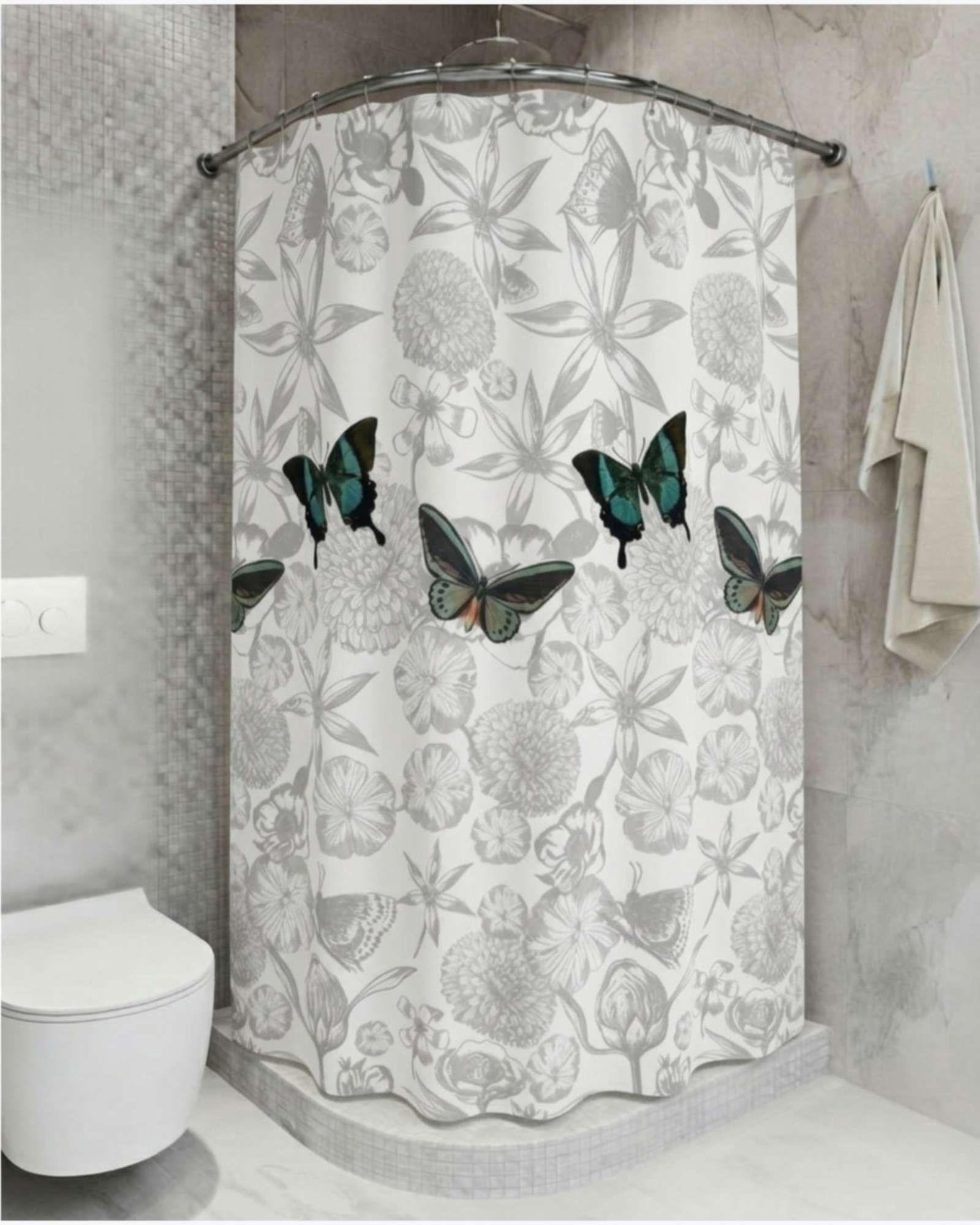 Pack de Cortina De Baño Con Forro Impermeable Surtido.-0