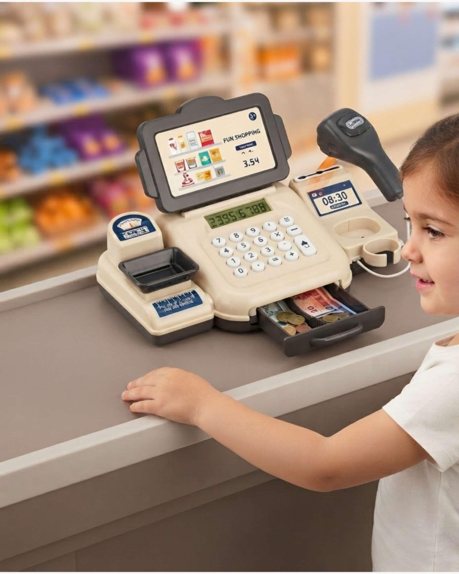 Caja Registradora Interactiva Infantil Supermercado.-1