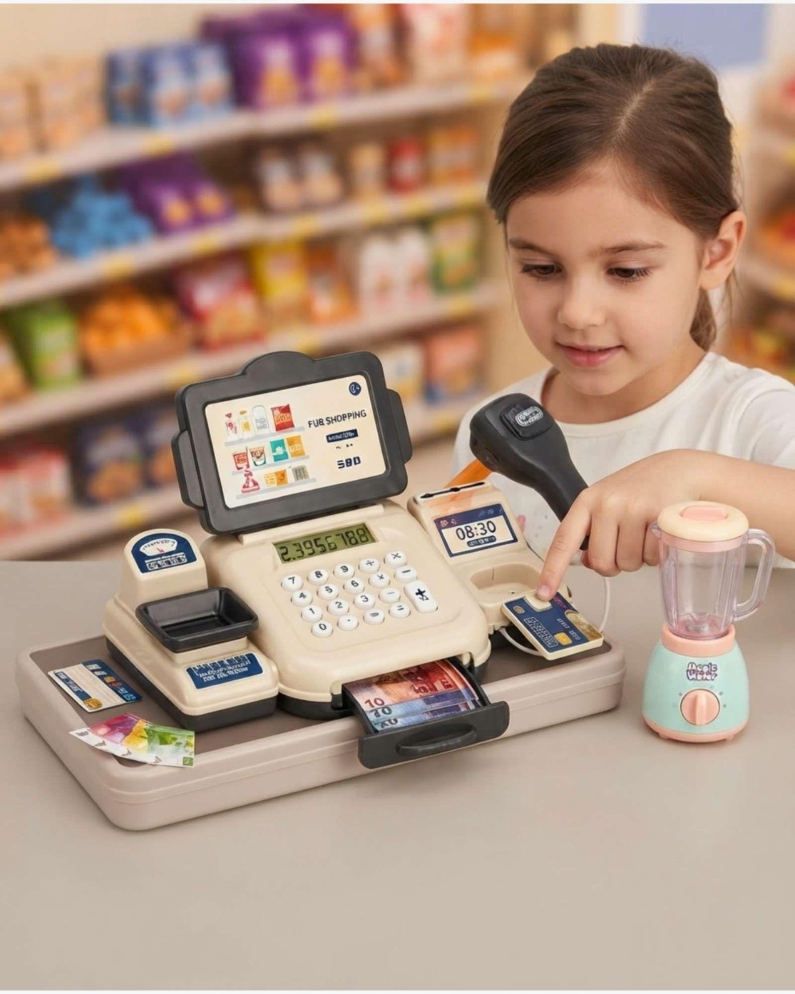 Caja Registradora Interactiva Infantil Supermercado.-3
