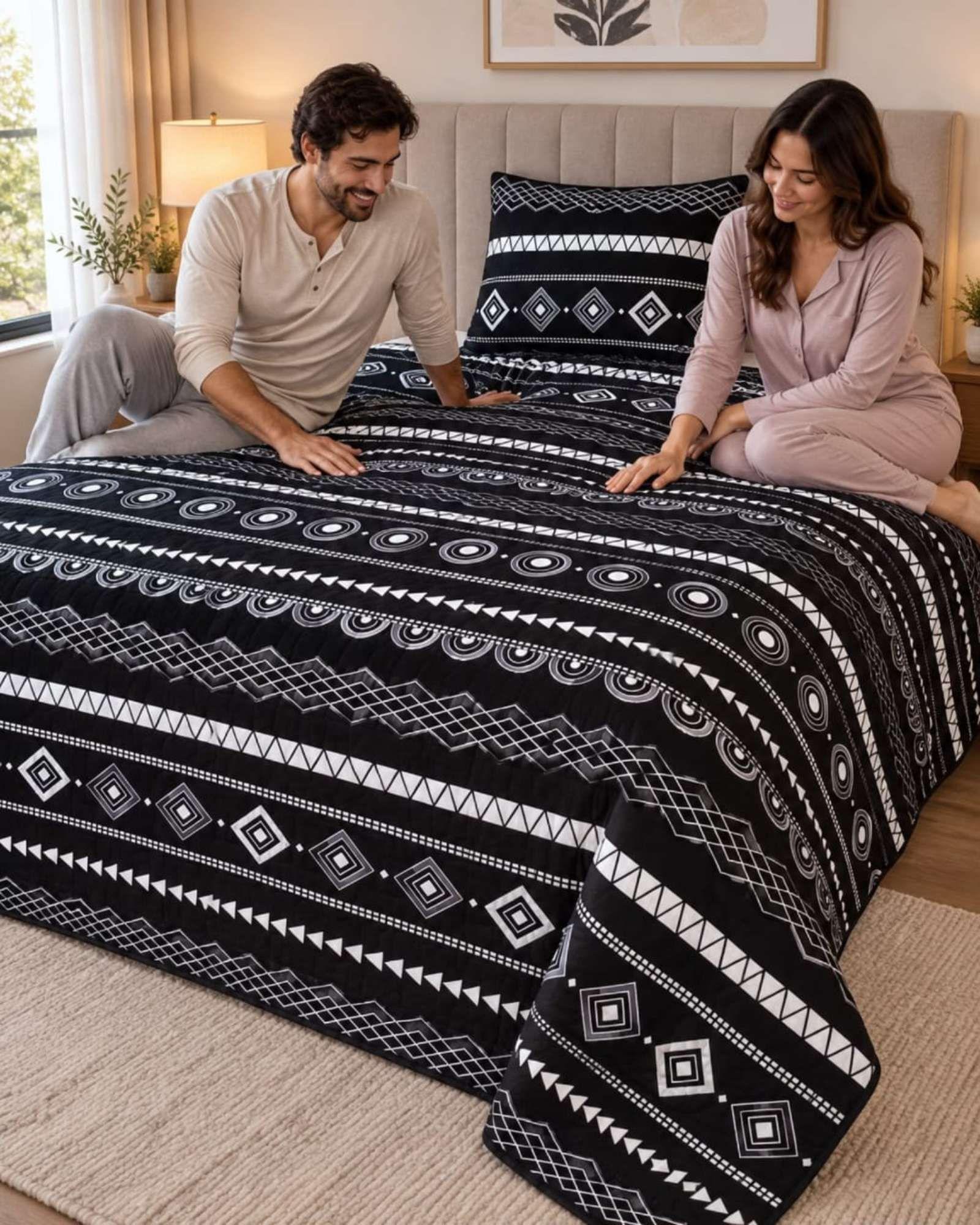 Cubrecama de Verano Plaza y Media Mas Funda De Almohada C15-2