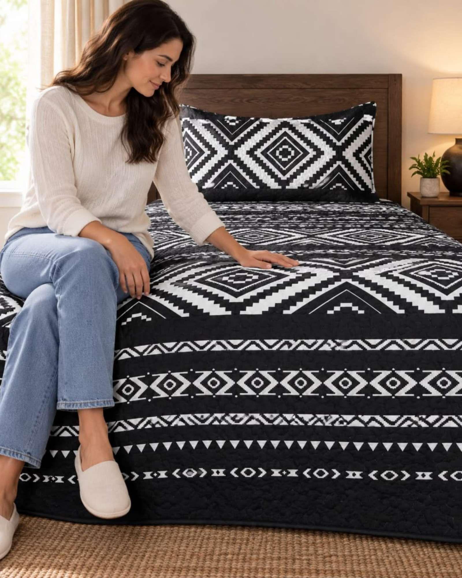 Cubrecama de Verano Plaza y Media Mas Funda De Almohada C5-4