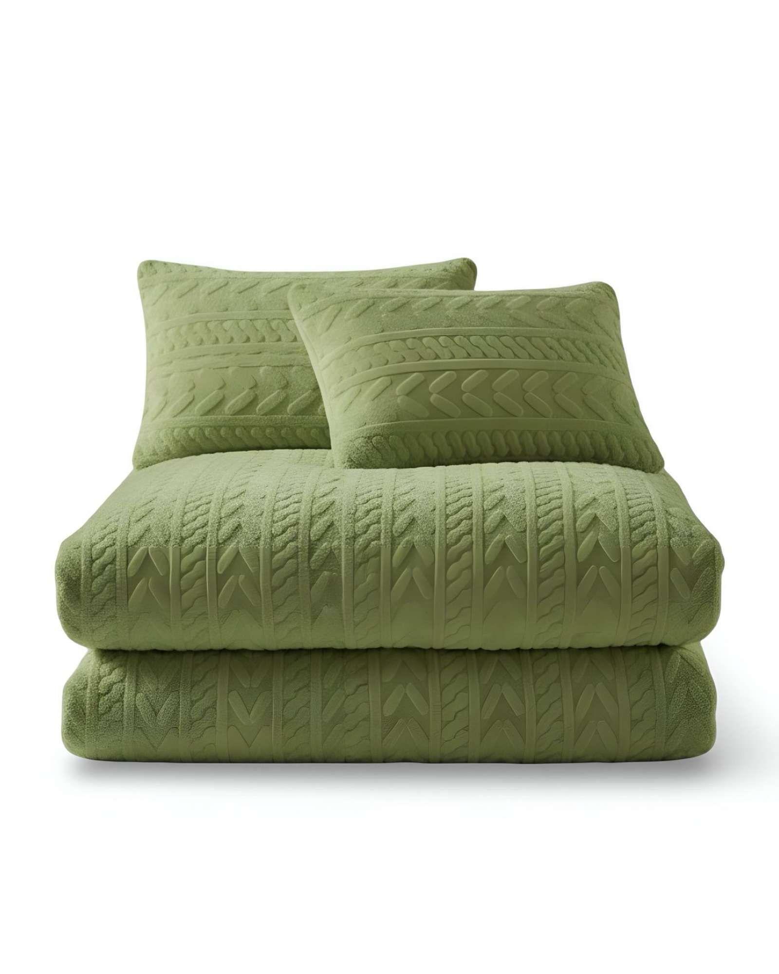 COBERTOR ELEGANTE DE INVIERNO CON CHIPORRO KING07-4