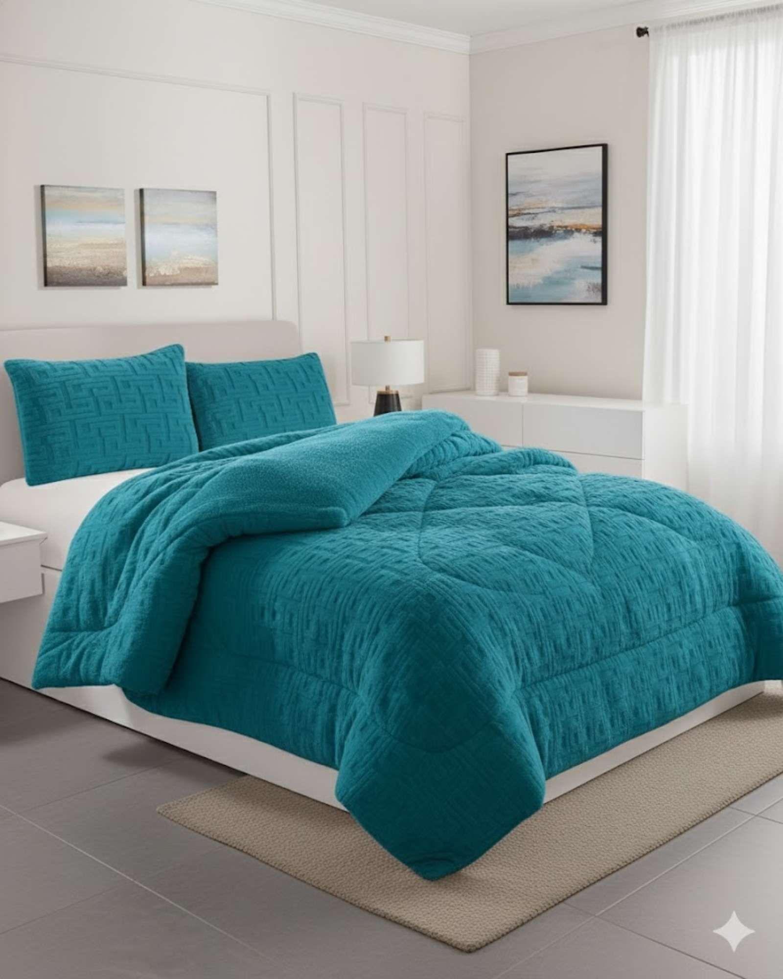 Cubrecama Acolchado con chiporro diseño Texturizado King K16-4