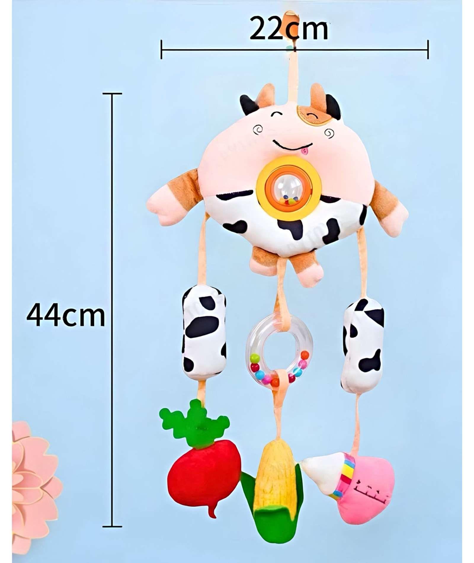 Juguete móvil de coche para bebé colgante diseño vaca-2