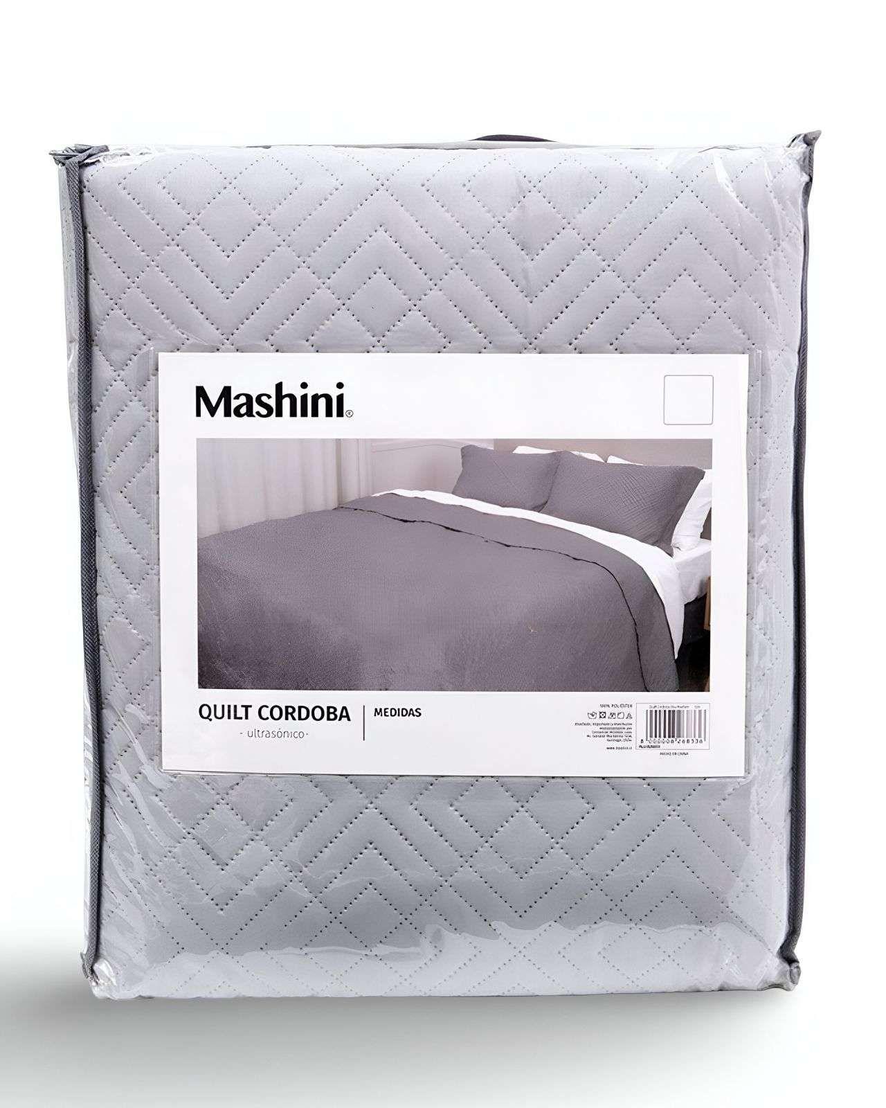 Cubrecama Colcha Quilt Cordoba 2 plazas Mashini M003-3