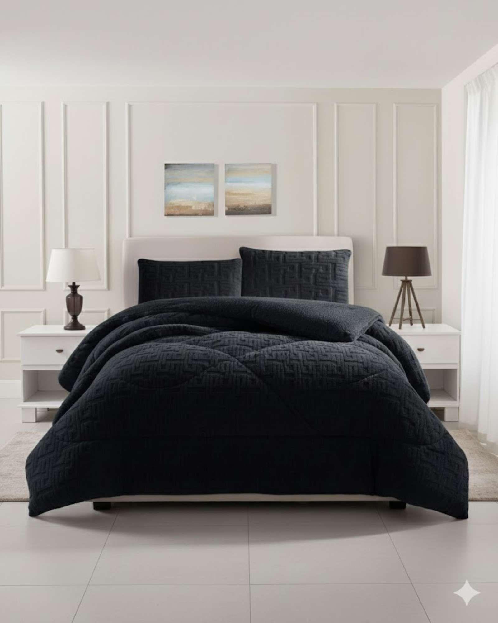 Cubrecama Acolchado con chiporro diseño Texturizado 2 Plazas  TF16-4