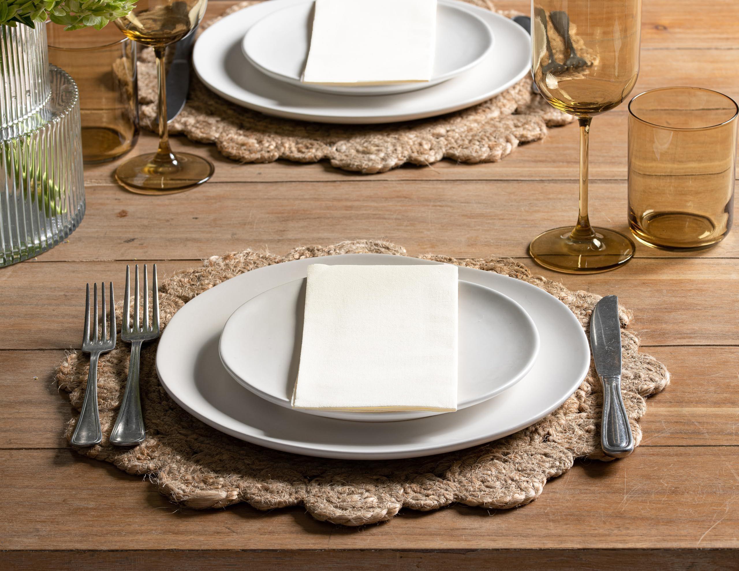 500 Un. Servilletas High Quality NH2O Eco NAPKIN 40x40 Cm 1 8 Fold 2 Ply  BLANCA-2