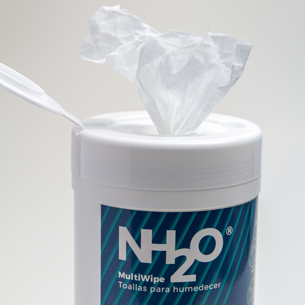 Toallitas Multiprop sitos desinfectantes para humedecer 160 Un Envase herm tico NH2O Eco NAPKIN-3