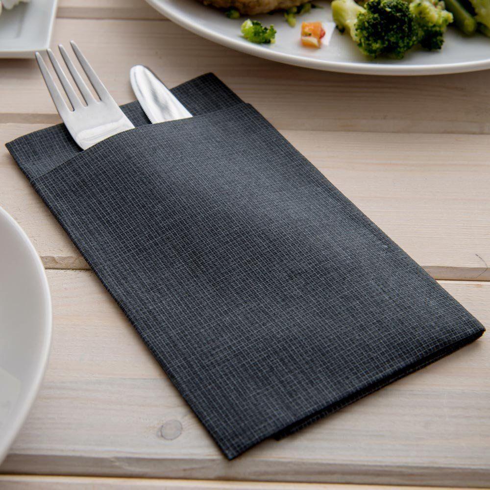 500 Un SERVILLETAS AIR LAID PREMIUM NH2O Eco NAPKIN 40X40 Cm 1 8 FOLD TIPO SOBRE-1