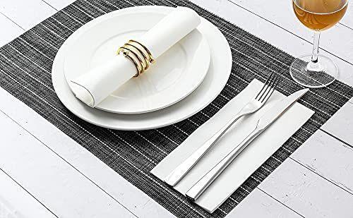 500 Un. Servilletas High Quality NH2O Eco NAPKIN 33x40 Cm 1 6 Fold 2 Ply Blancas-5