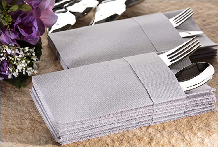 500 Un SERVILLETAS AIR LAID PREMIUM NH2O Eco NAPKIN 40X40 Cm 1 8 FOLD TIPO SOBRE-6