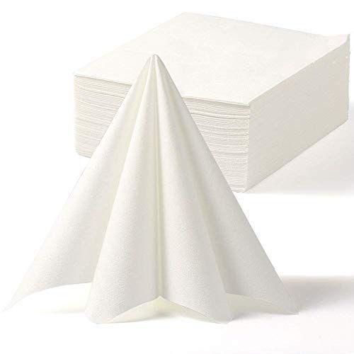 500 Un. SERVILLETAS AIR LAID LINNEN PREMIUM NH2O Eco NAPKIN 33X33 Cm 1 4 FOLD -1