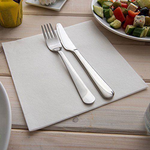 500 Un. SERVILLETAS AIR LAID LINNEN PREMIUM NH2O Eco NAPKIN 33X33 Cm 1 4 FOLD -2