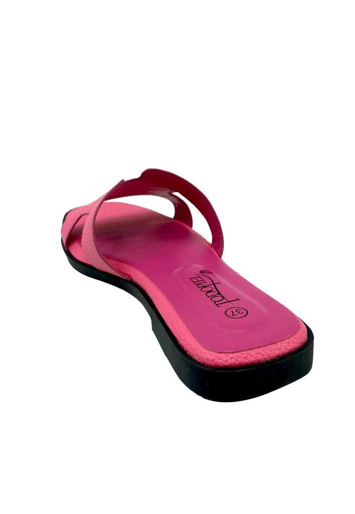 Sandalia Ecocuero ZB014 Fucsia-5
