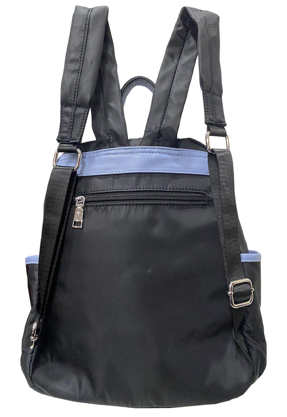 Mochila Cuero Ecológico CRU29 Negro-2