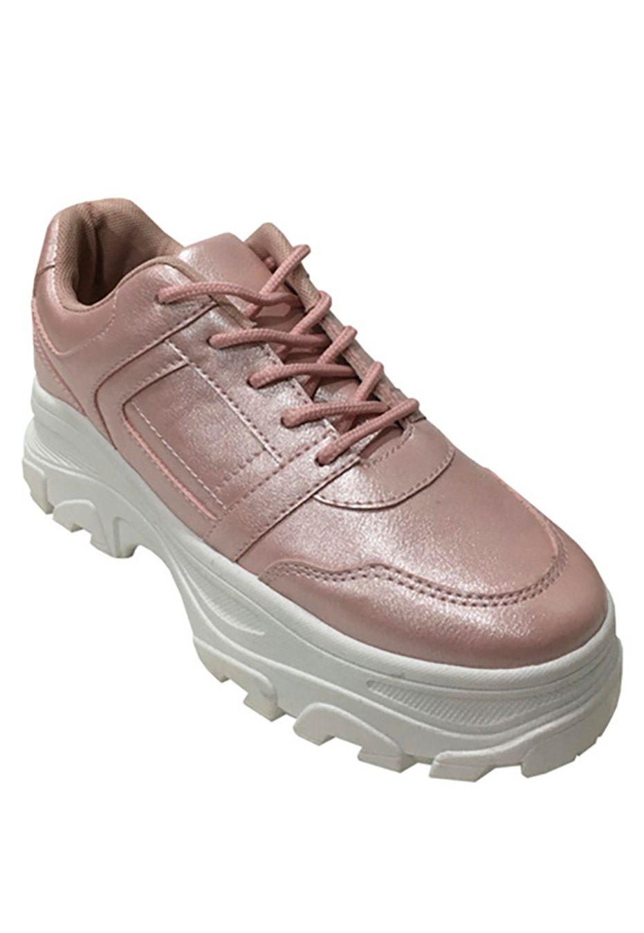 Zapatilla Ecocuero ZAX63 Rosa-1