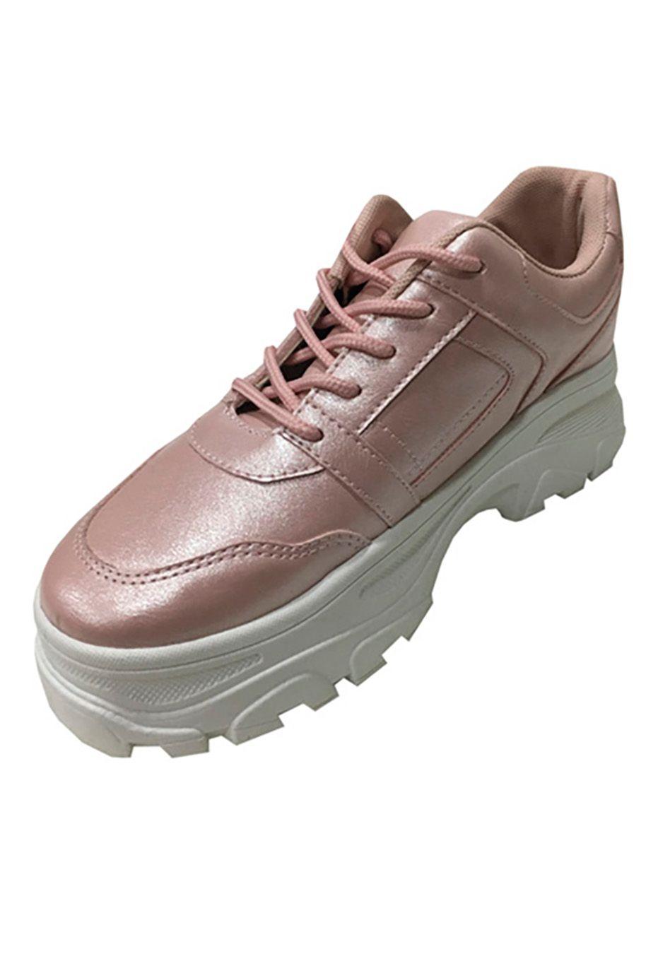 Zapatilla Ecocuero ZAX63 Rosa-3