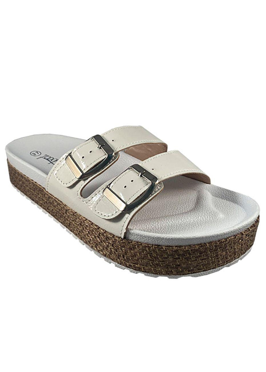 Sandalia Ecocuero ZAU77 Blanco Charol-1