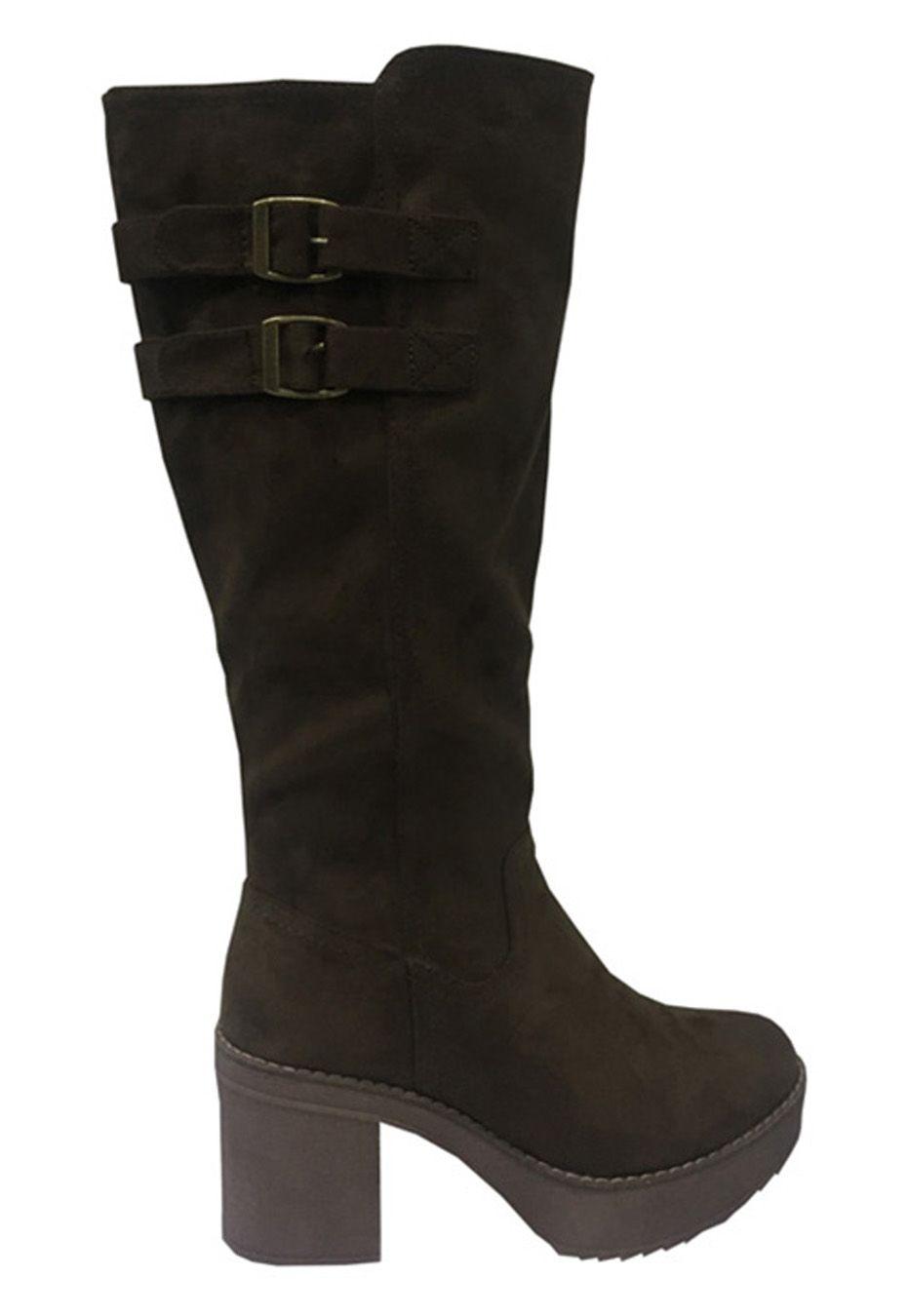 Bota Gamuza Ecológica   ZAV26 Café-0