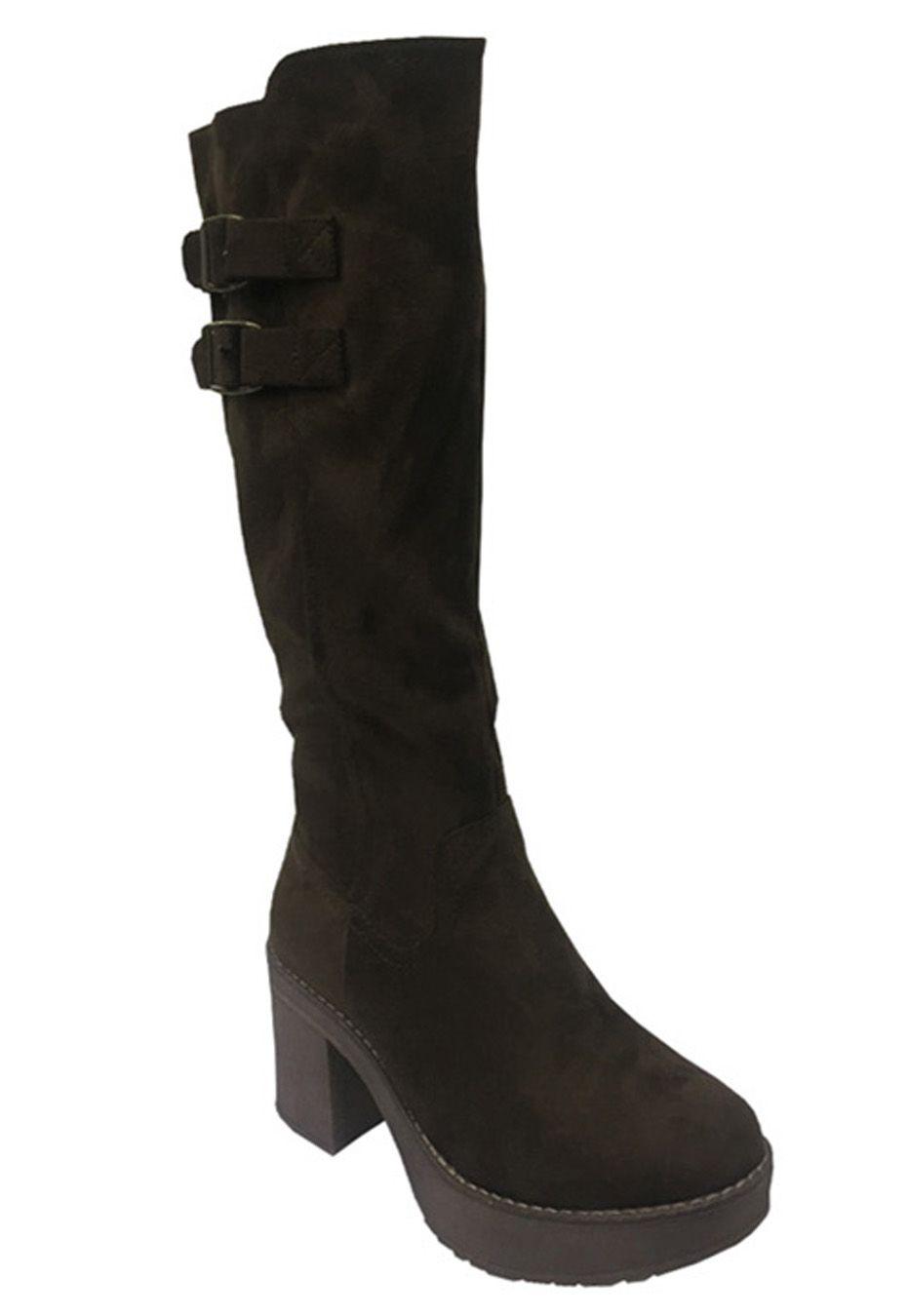 Bota Gamuza Ecológica   ZAV26 Café-1