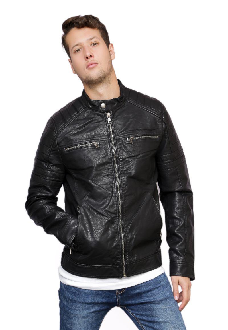 Chaqueta Ecocuero  CHF85 Negro-1
