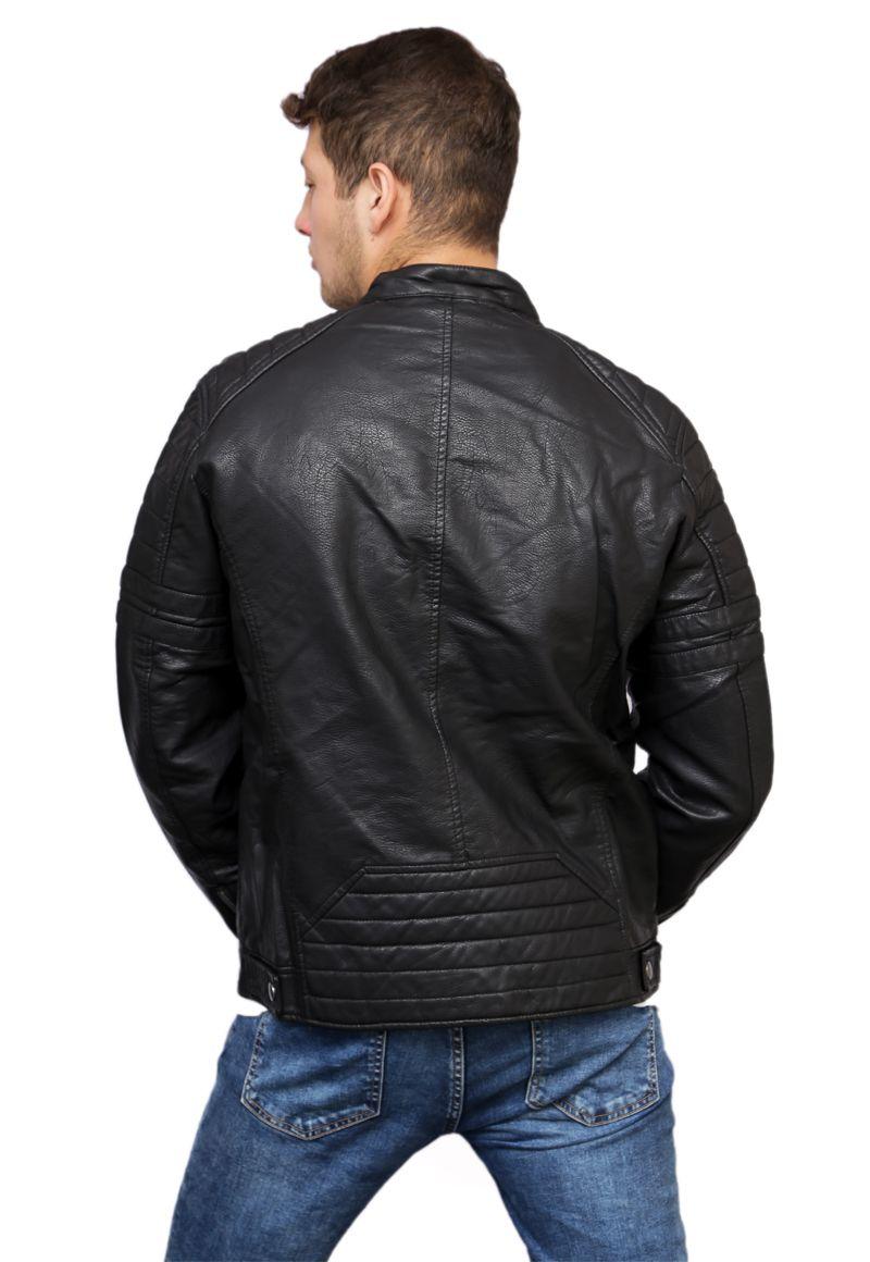 Chaqueta Ecocuero  CHF85 Negro-2