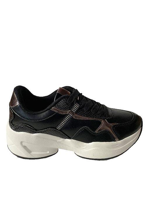 Zapatilla Ecocuero ZAY68 Negro-0