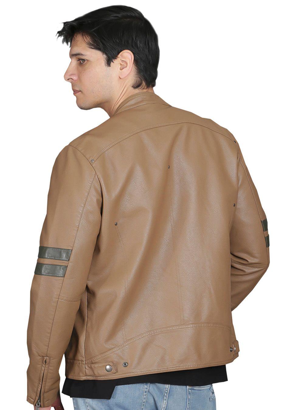 Chaqueta Ecocuero CHF38 Camel-2
