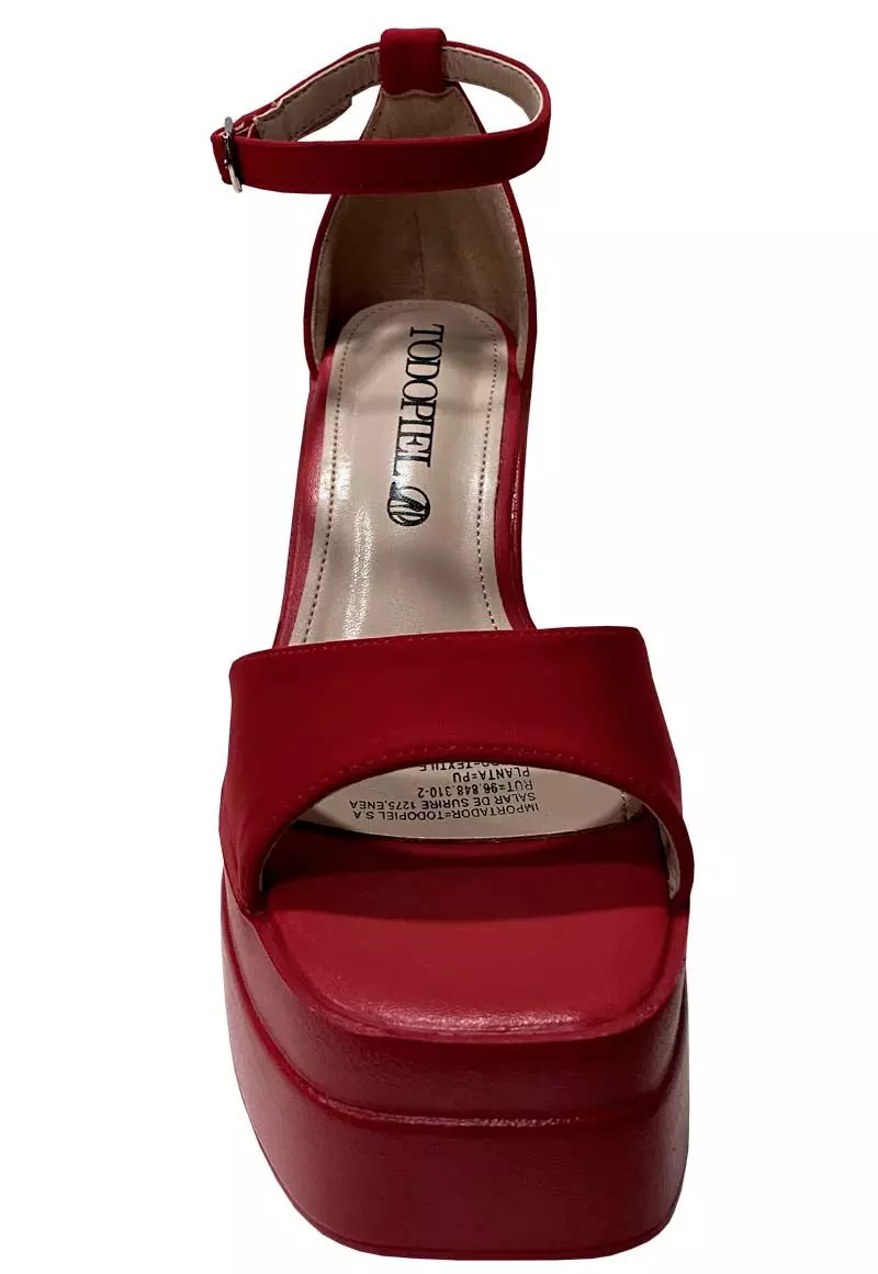 Sandalia Ecocuero ZAZ64 Rojo-2