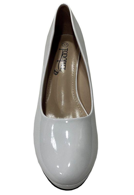 Zapato Reina Ecocuero ZAU33 Blanco-2