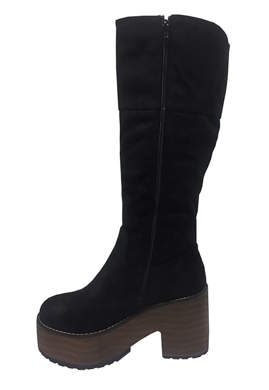 Bota Gamuza Ecológica ZAV32 Negro-4