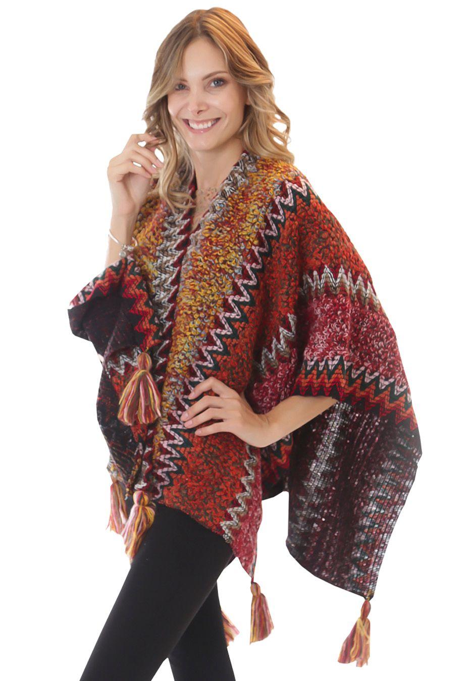 Poncho PO048 Rojo-1