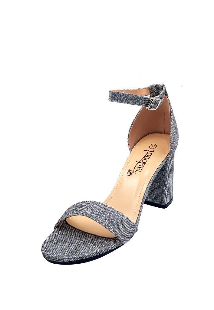 Sandalia Tela ZAZ75 Plata-3