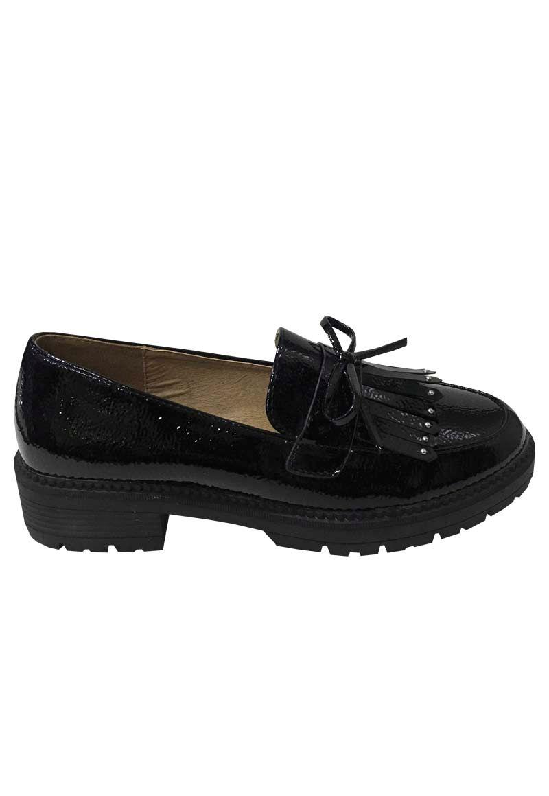 Mocasín Ecocuero ZAY03 Shine Negro-0
