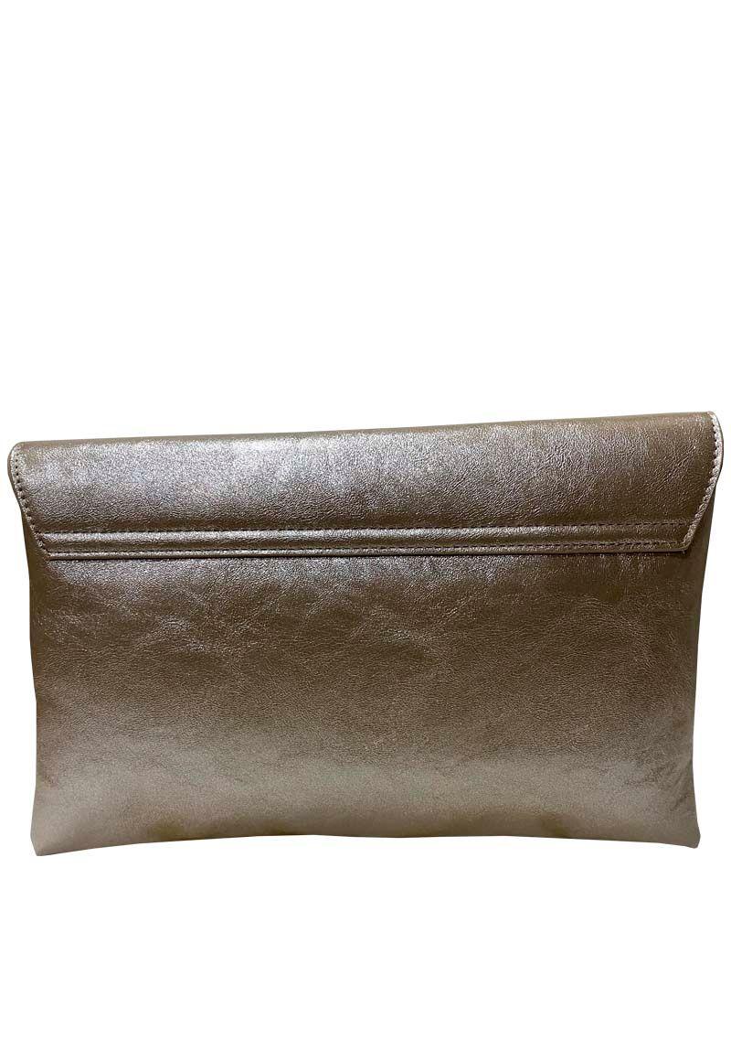 Cartera Cuero Ecológico CRS16 Dorado-2