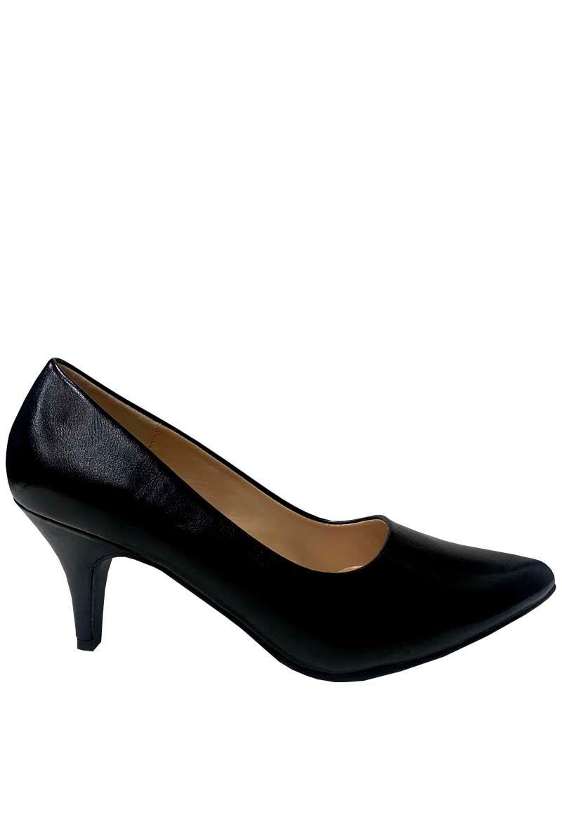 Zapato Reina Ecocuero ZAQ64 Negro-0