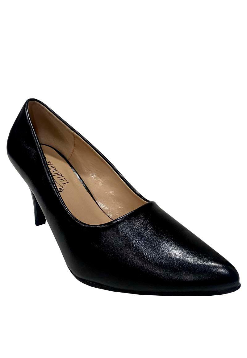 Zapato Reina Ecocuero ZAQ64 Negro-1