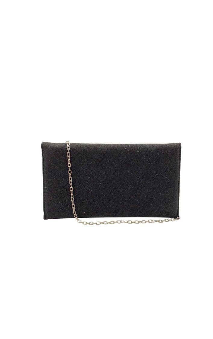 Cartera de fiesta Tela Negro CRX30-2