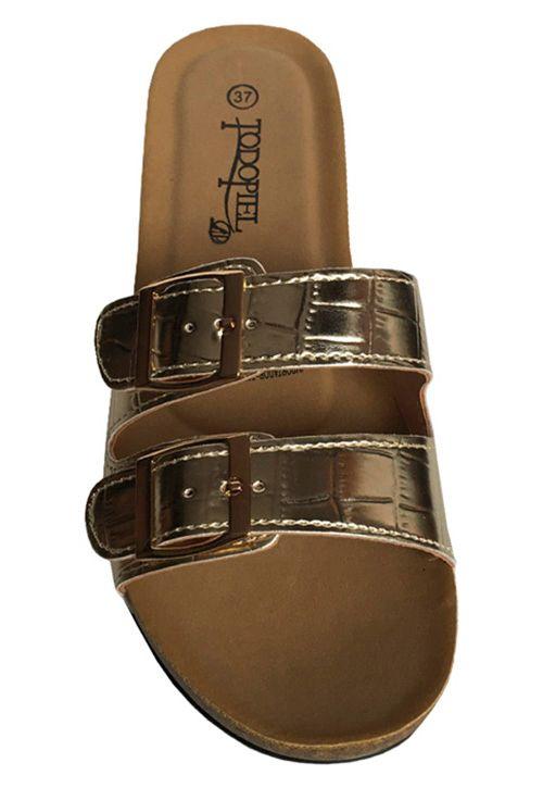 Sandalia Ecocuero ZAY63 Dorado-2