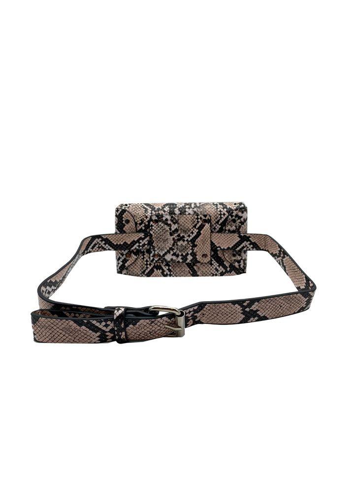 Cartera de fiesta Ecocuero Beige CRS87-2