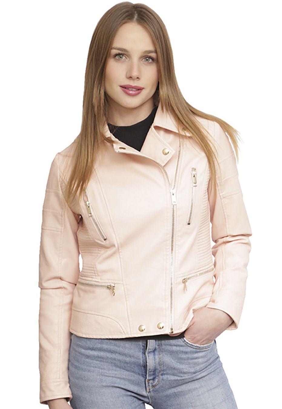 Chaqueta Ecocuero CHG03 Rosa-1