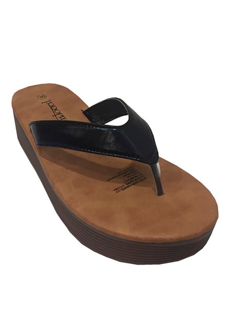 Sandalia Ecocuero ZAT88 Negro-1