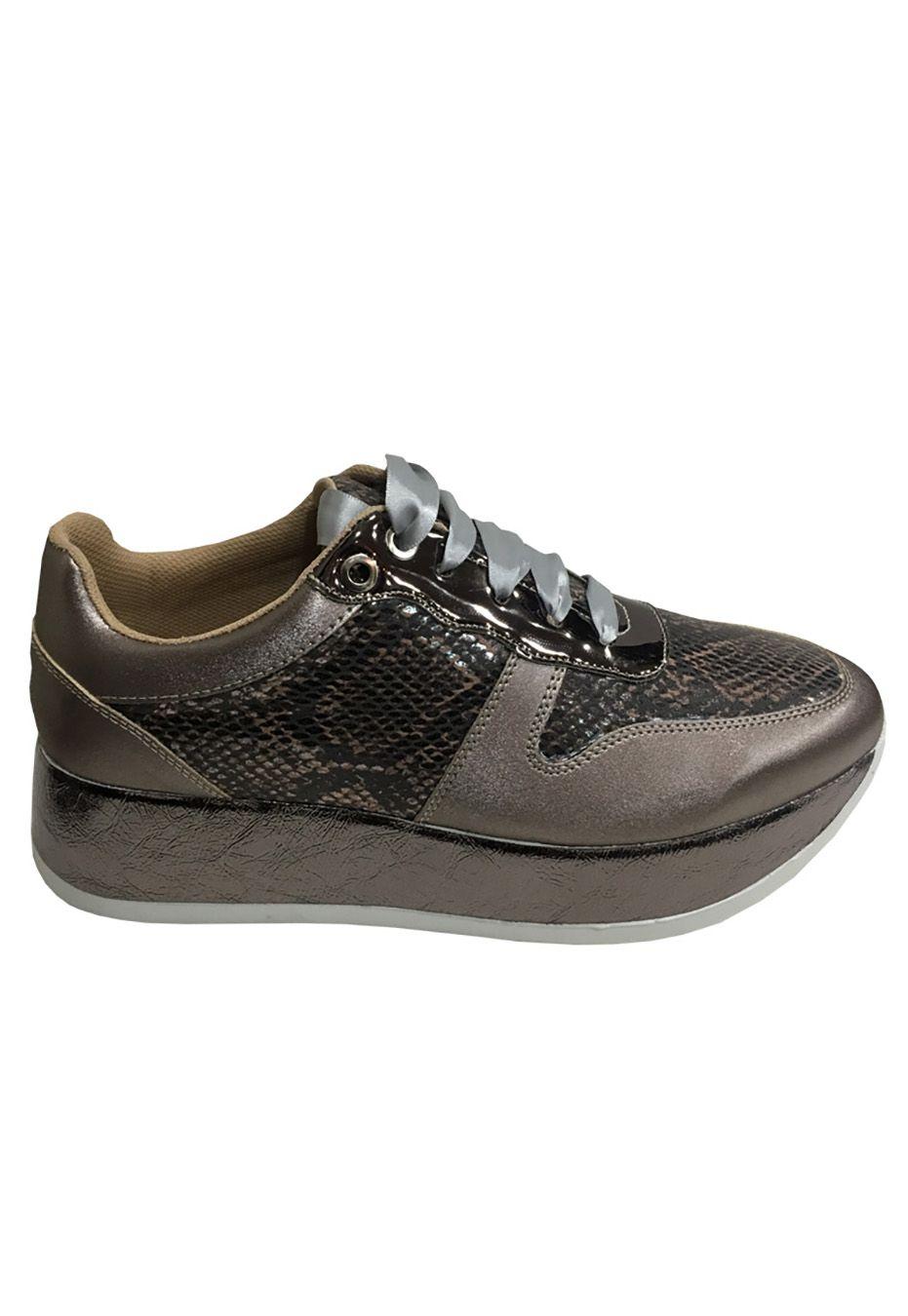 Zapatilla Ecocuero  ZAX28 Café-0