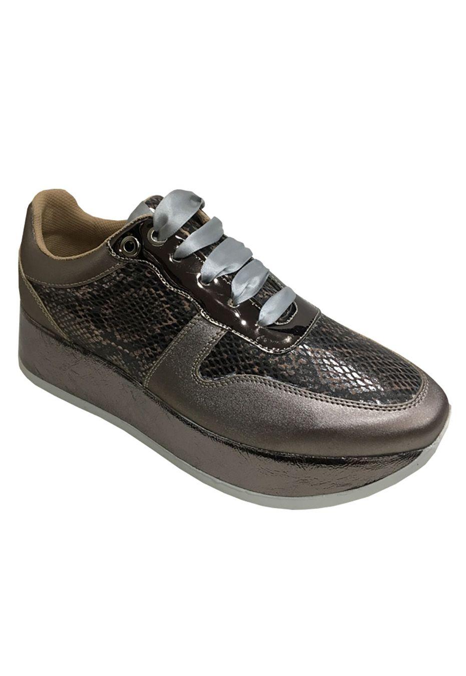 Zapatilla Ecocuero  ZAX28 Café-1