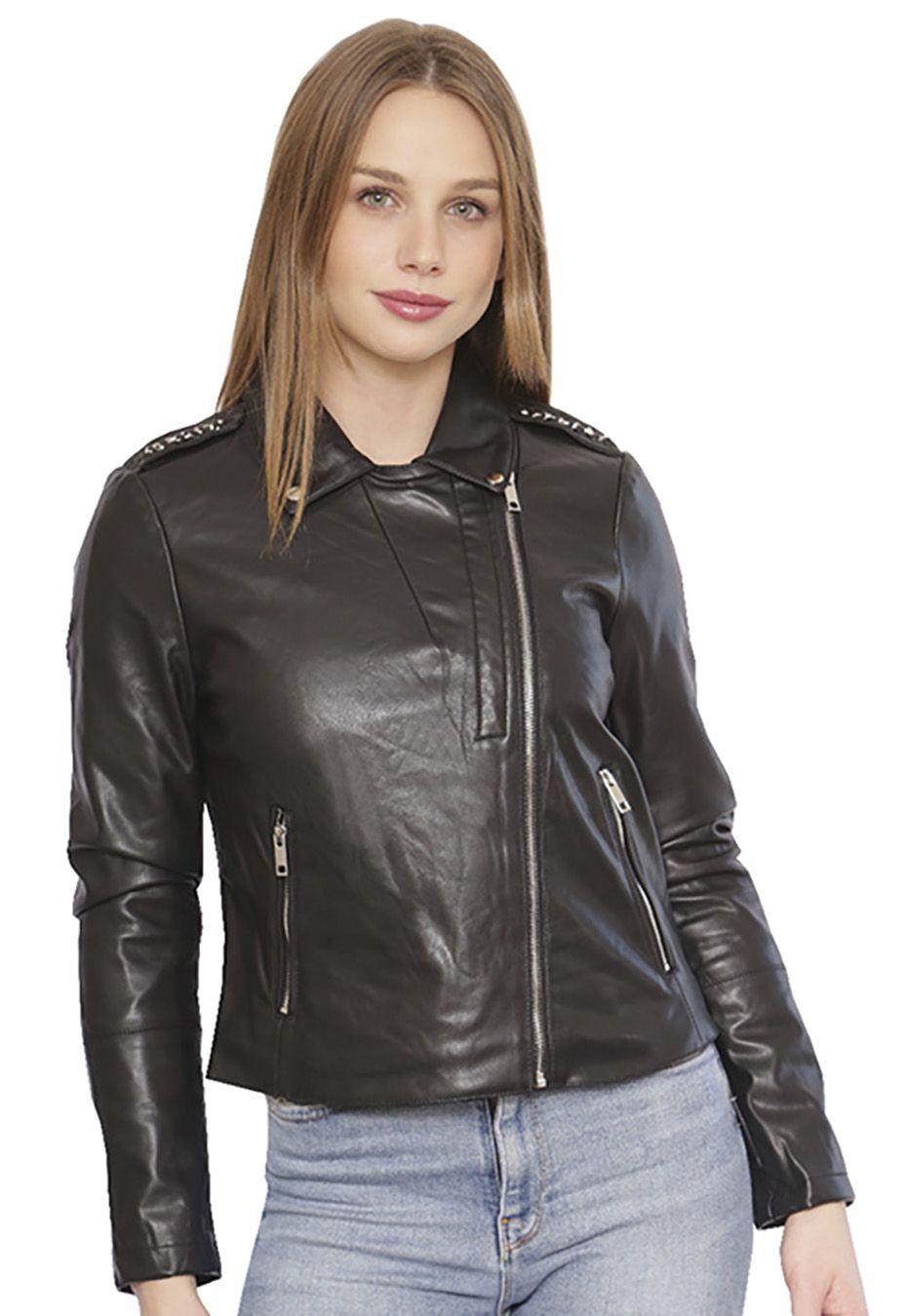 Chaqueta Ecocuero CHG01 Negro-0