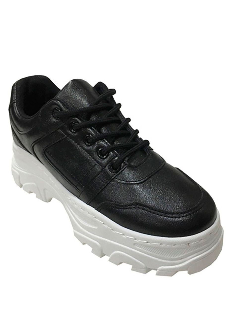 Zapatilla Ecocuero ZAX63 Negro-1