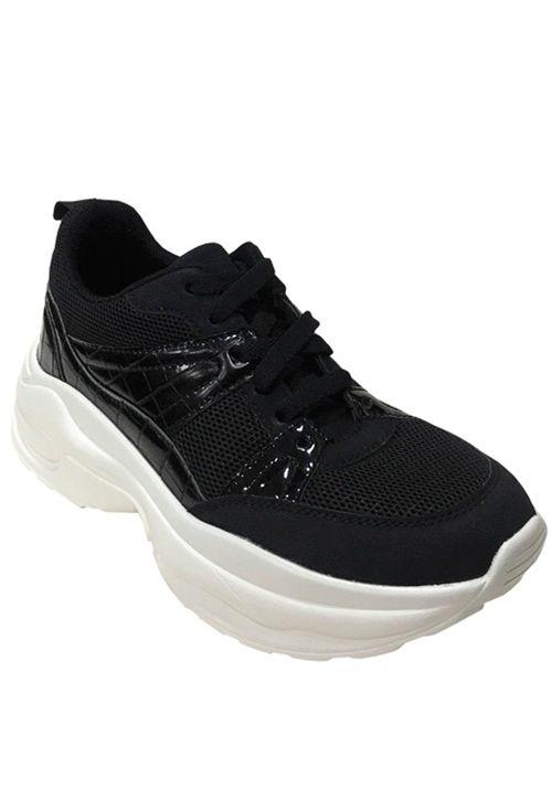 Zapatilla Ecocuero ZAY78 Negro-1